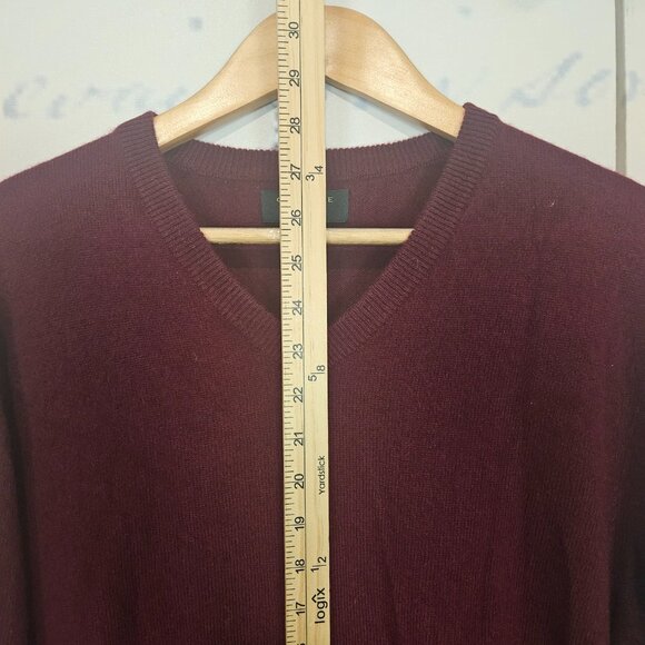 Club Room Men's Sweater Size Large 100% Cashmere V Neck - Picture 7 of 8